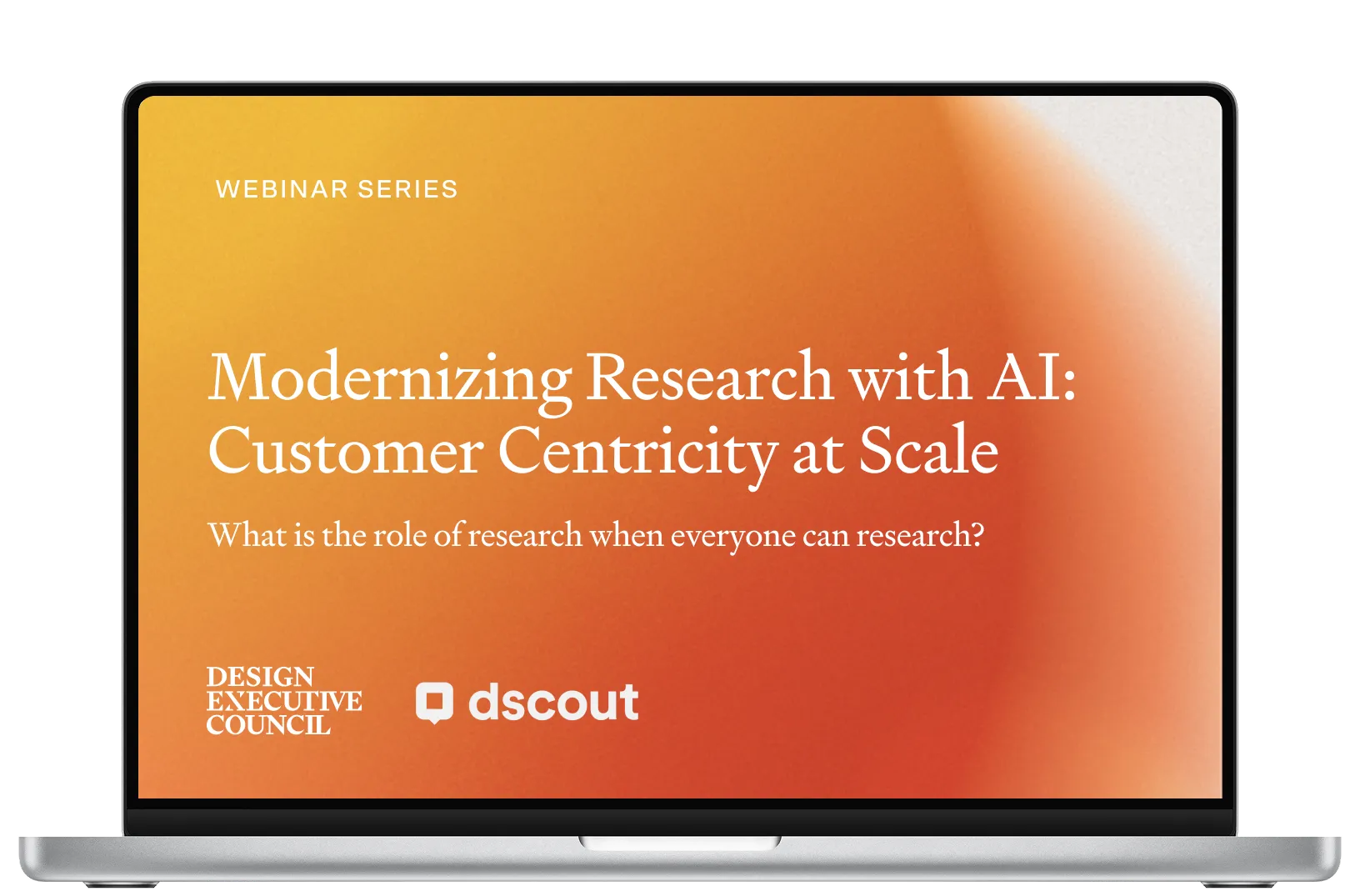 Modernizing Research with AI: Customer Centricity at Scale — webinar series