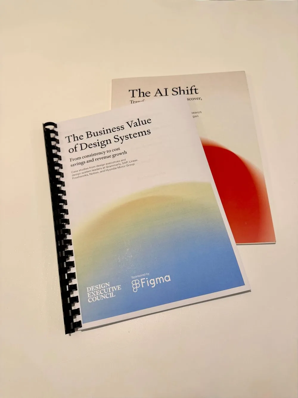 A reader's bound, printed copy of the report